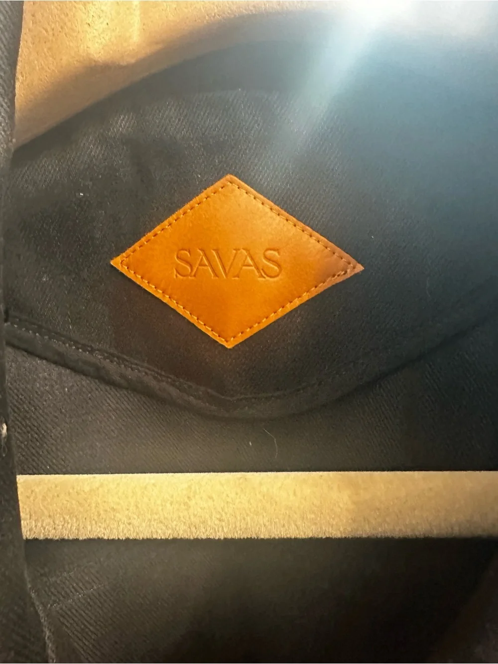Savas Denham black denim trucker jacket *RARE*